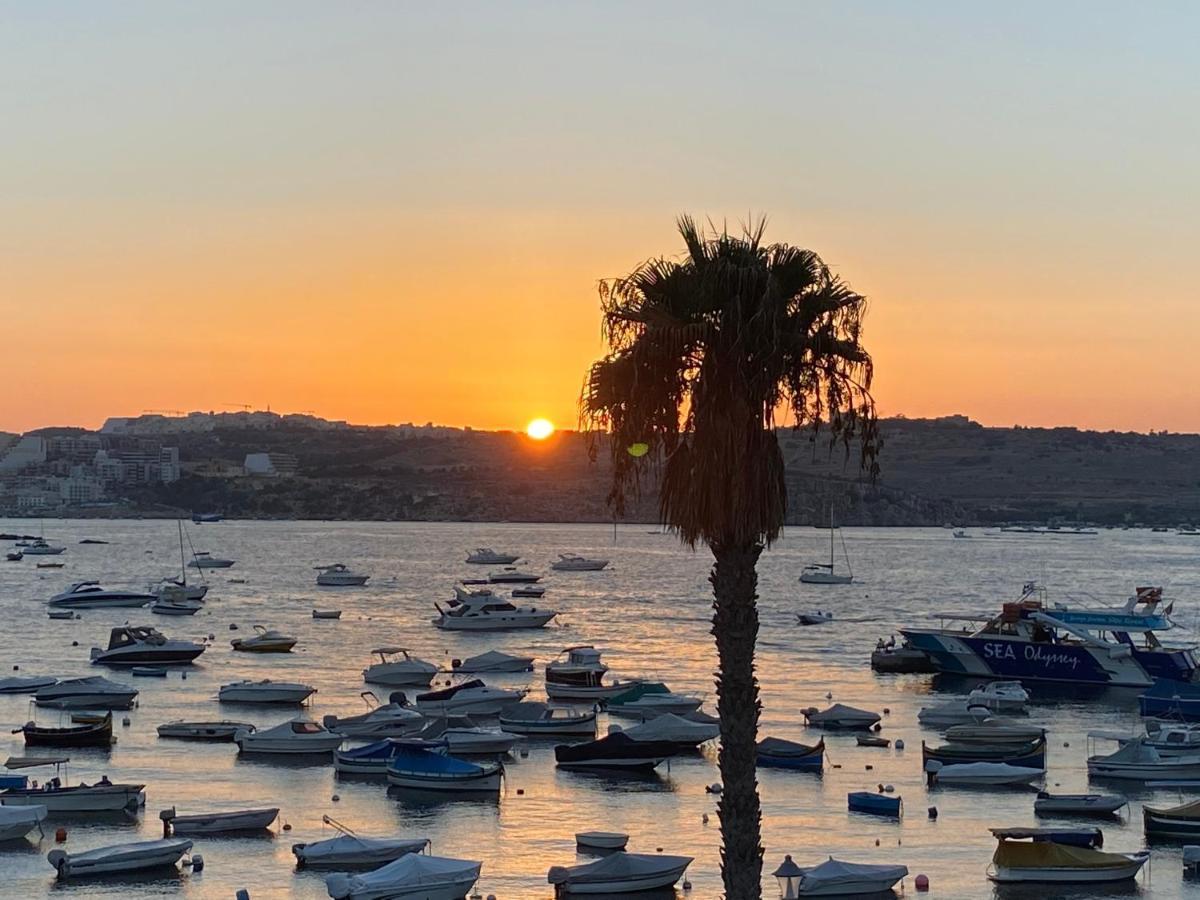 Bugibba Sunrise View Modern Apartment San Pawl il-Baħar Extérieur photo